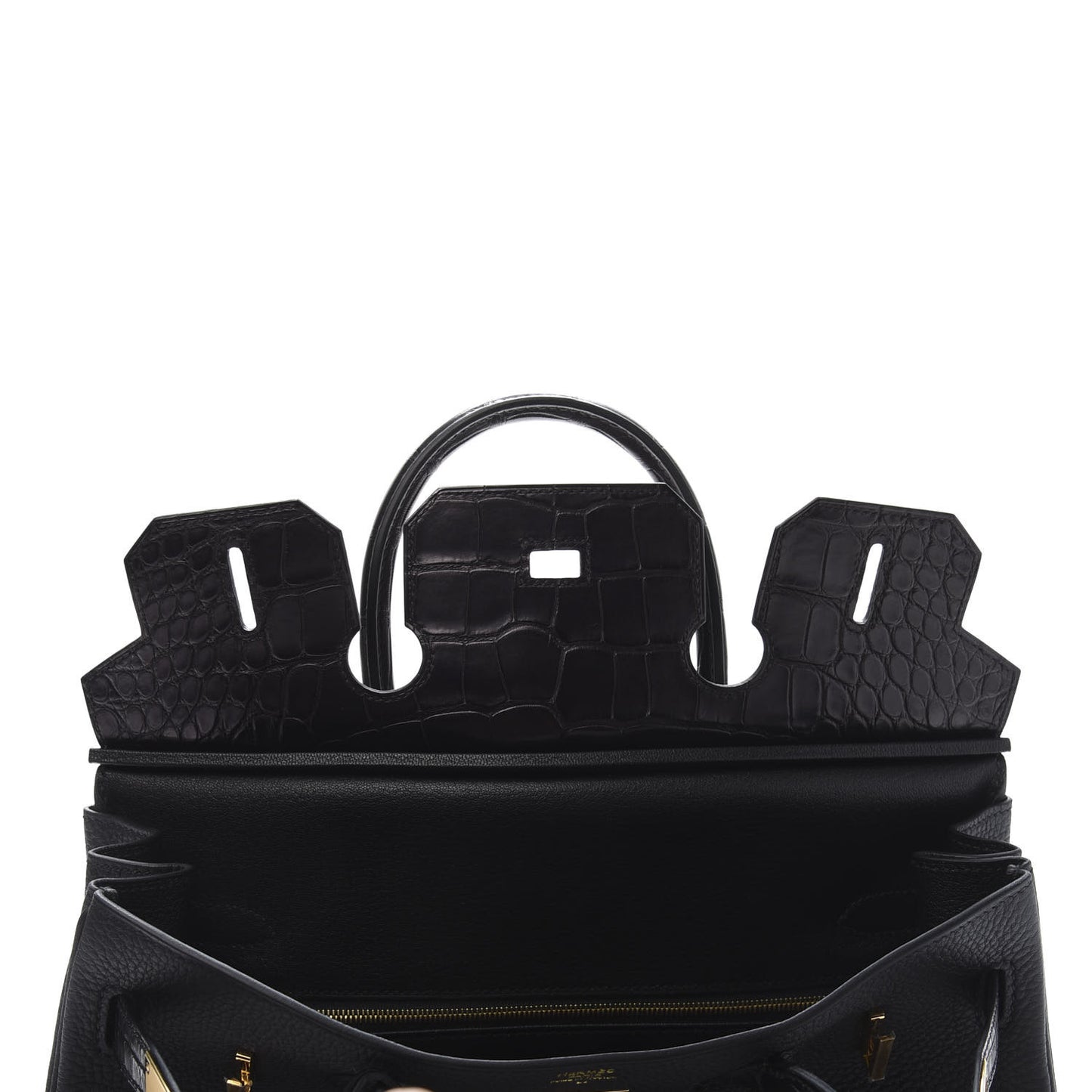 Togo Matte Alligator Birkin Touch 30 Black
