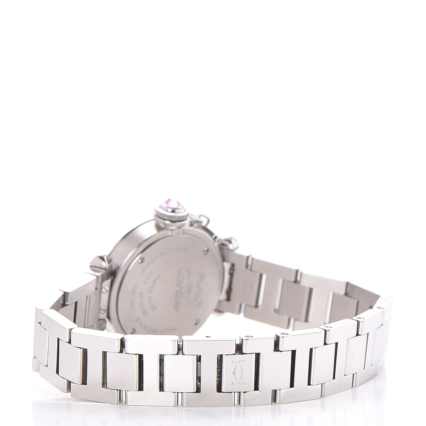 Stainless Steel 27mm Miss Pasha Quartz Watch Pink