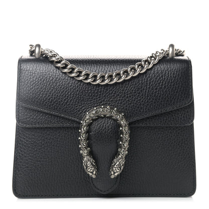 Gucci Calfskin Mini Dionysus Shoulder Bag Black 1 of 11