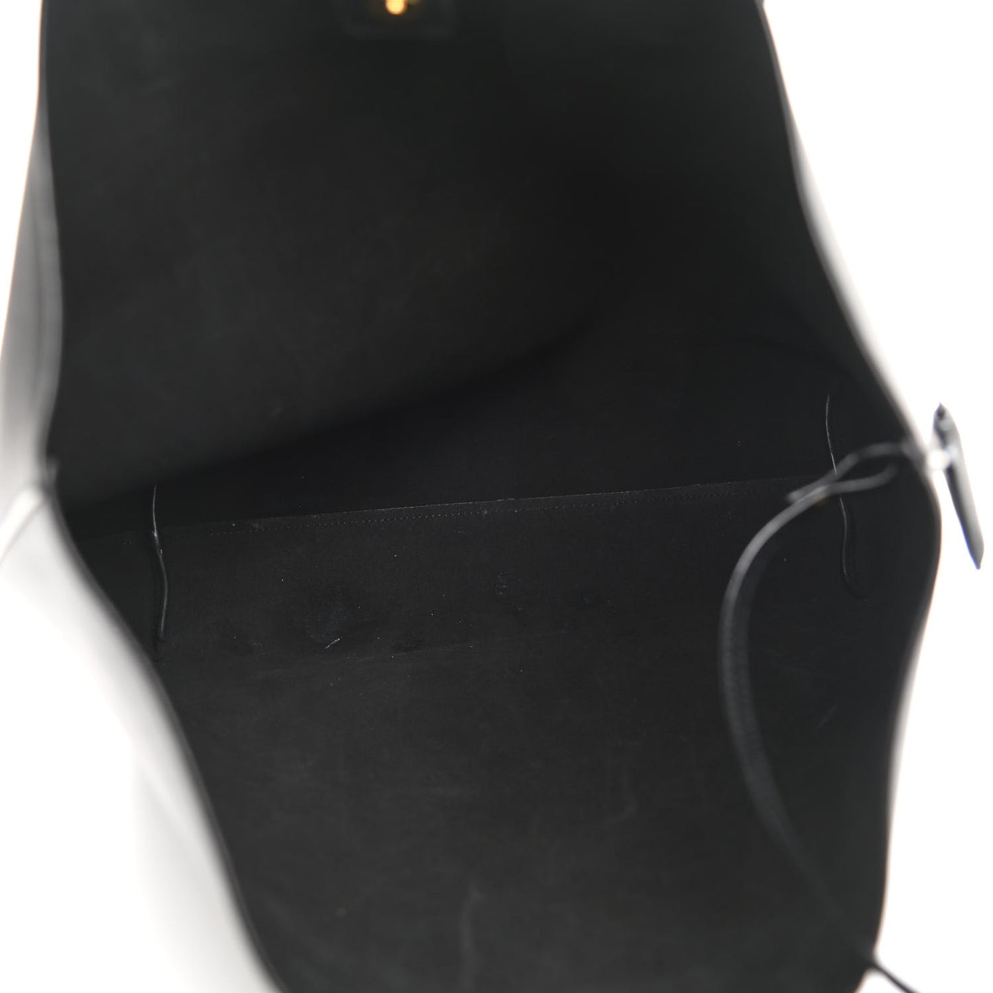 Calfskin North-South Shopping Tote Black