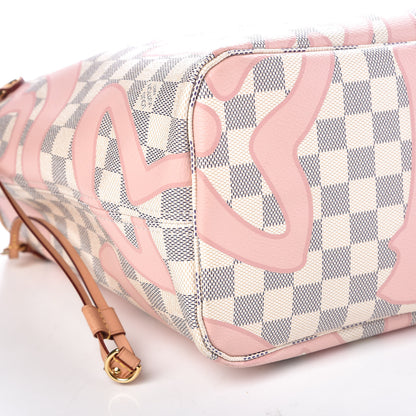 Louis Vuitton Damier Azur Tahitienne Neverfull MM 5 of 15