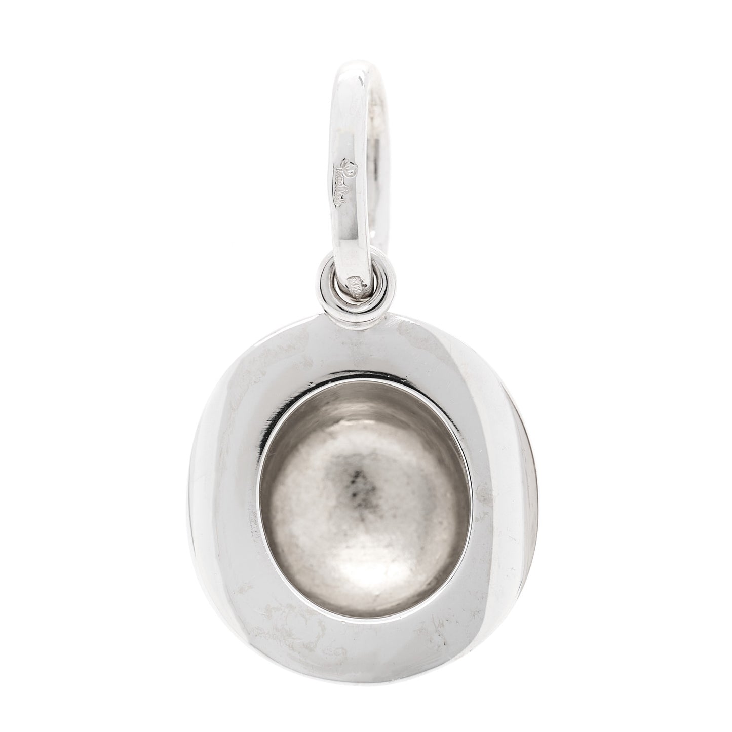 18K White Gold Hat Pendant