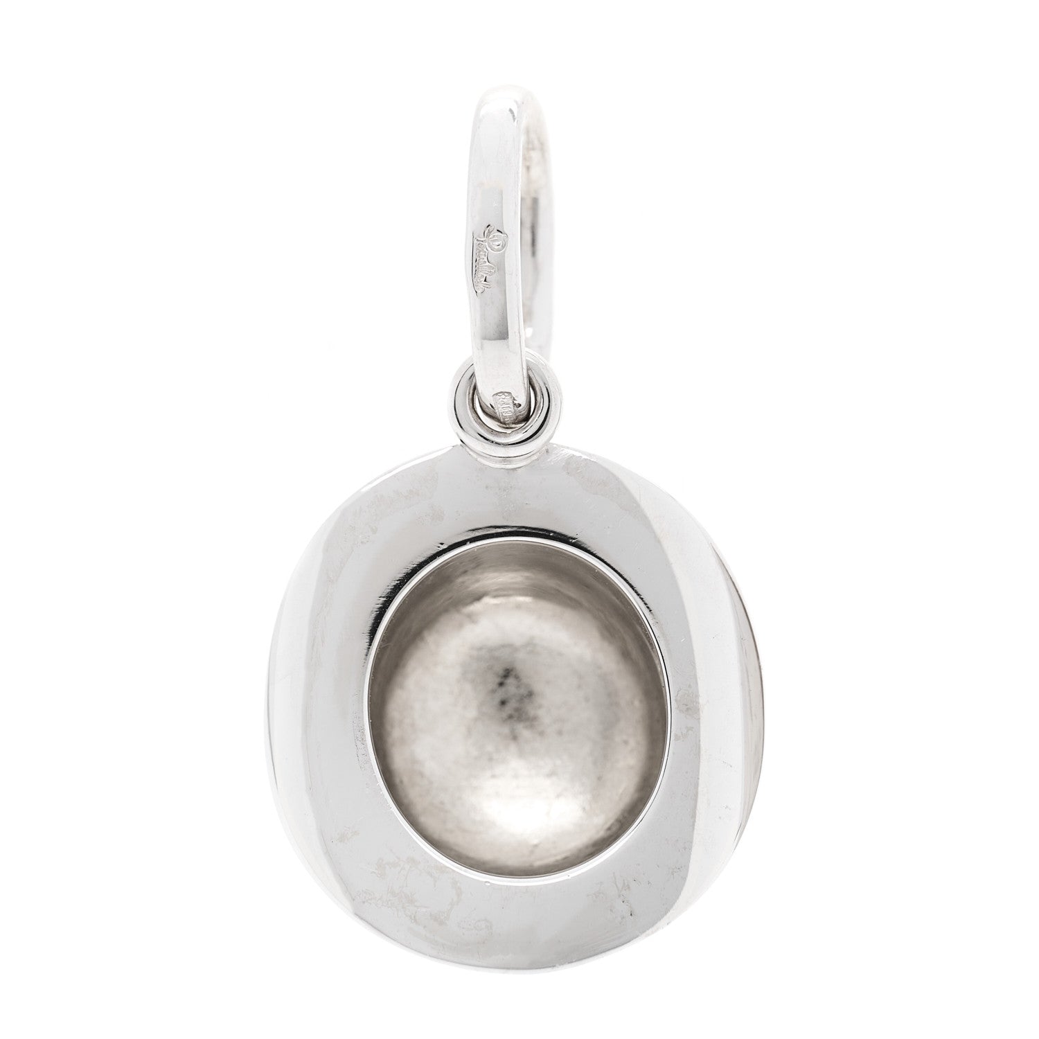 Pomellato 18K White Gold Hat Pendant 3 of 4