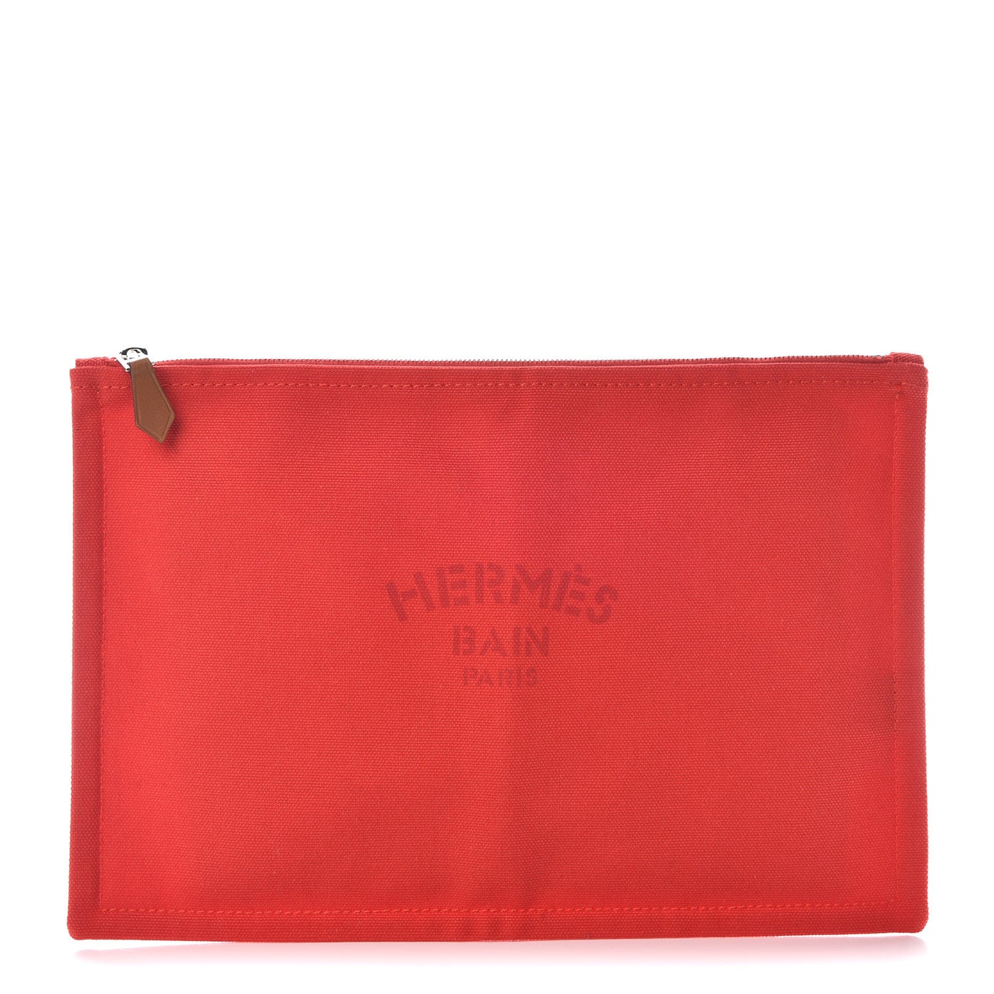Toile Flat Yachting Pouch Rouge