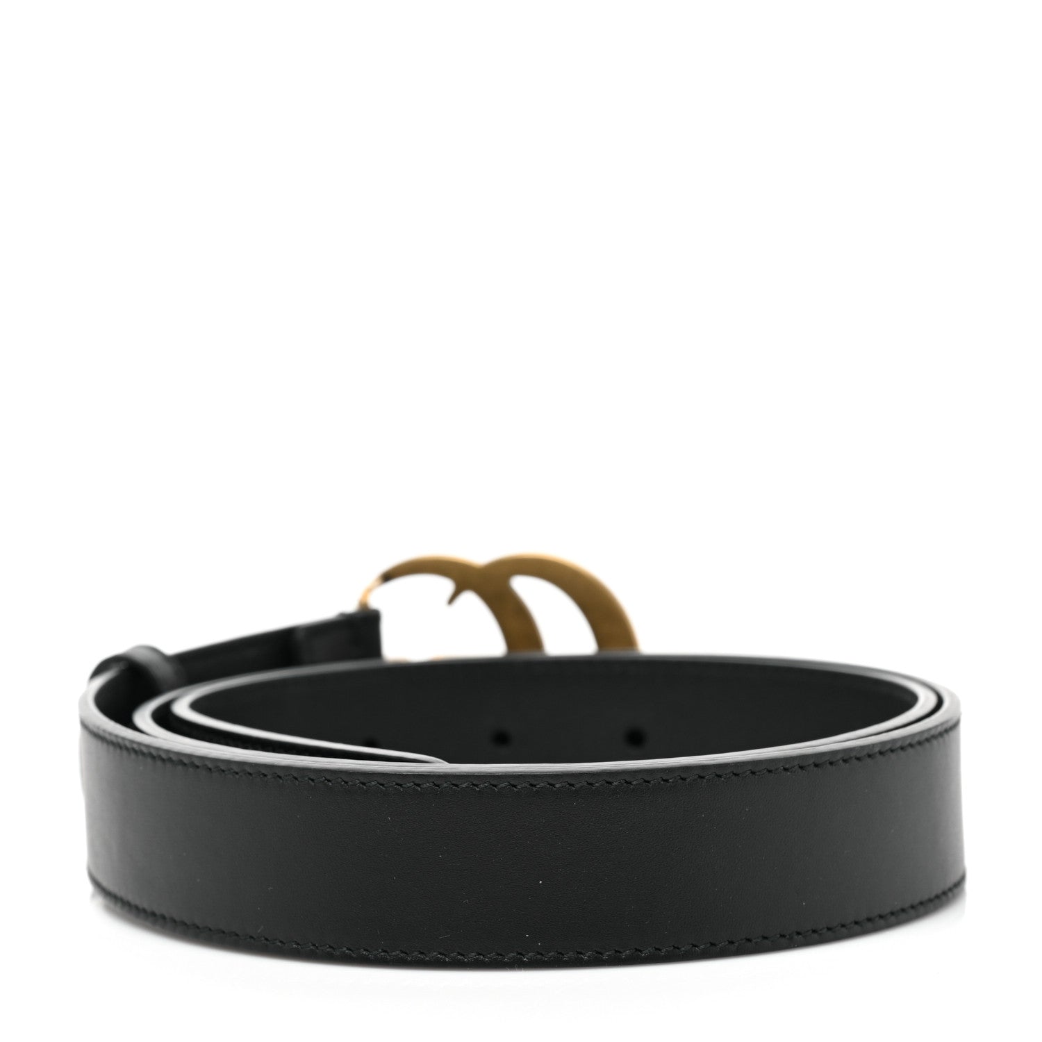 Gucci Calfskin Double G 30mm Belt 90 36 Black 2 of 4