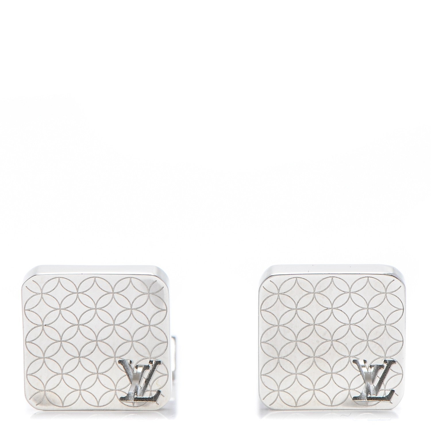 Louis Vuitton Steel Champs Elysees Cufflinks 1 of 4
