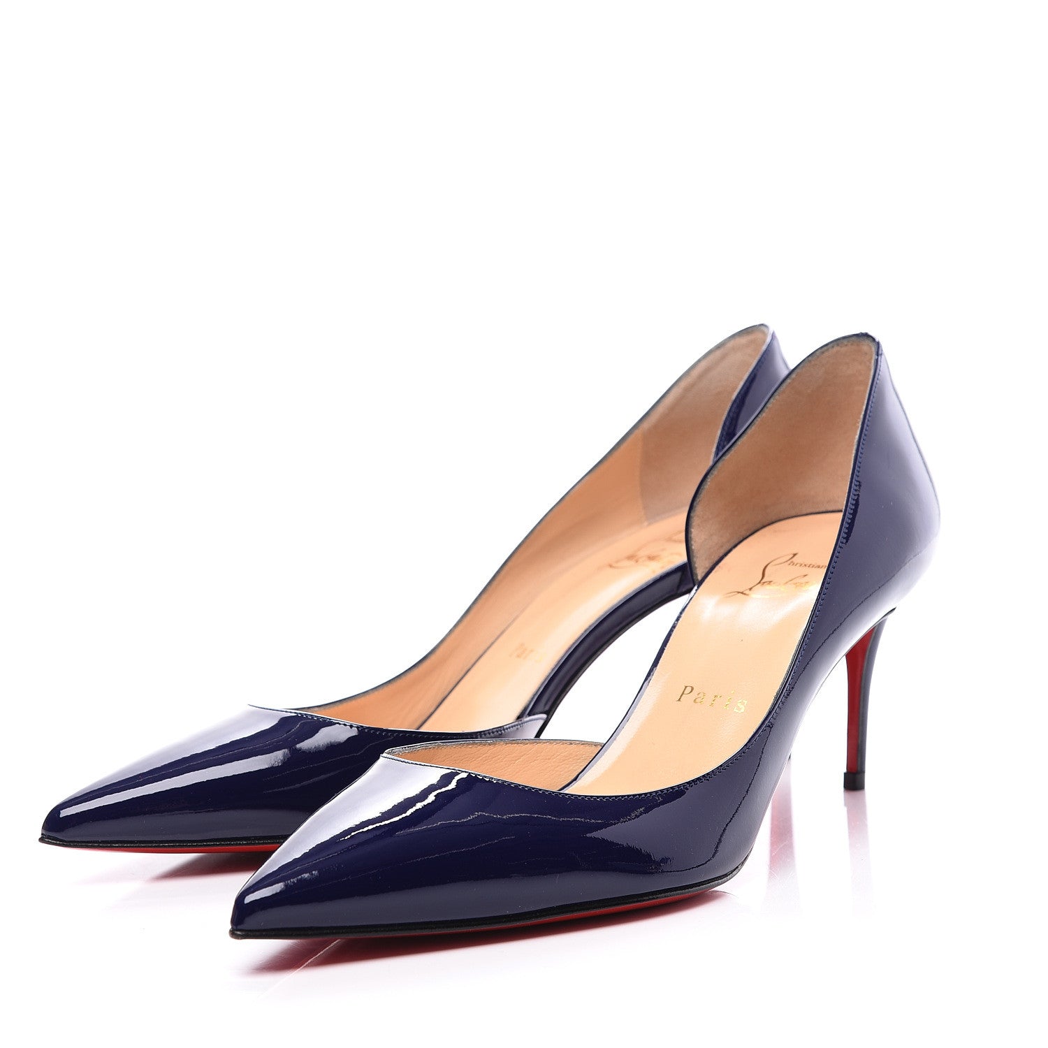 Christian Louboutin Patent Iriza 70 Pumps 37.5 Purple Pop 3 of 8