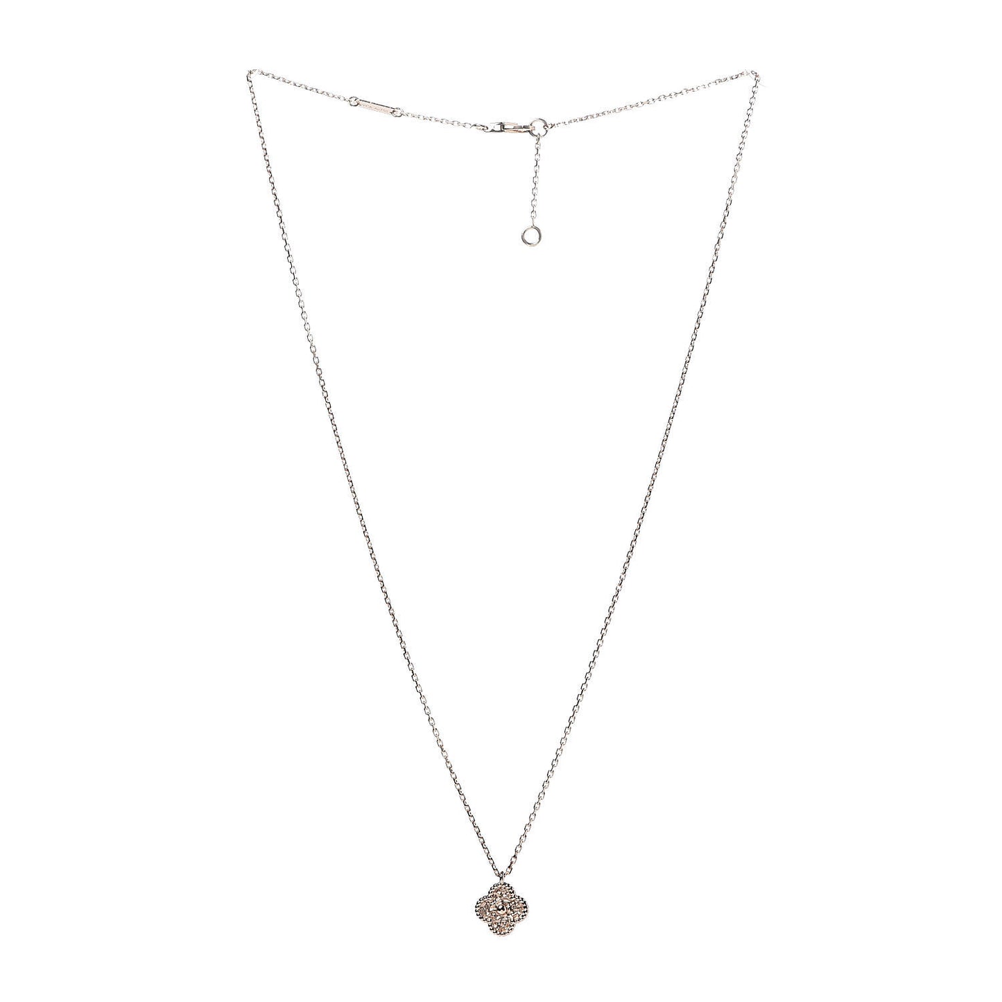 18K Rose Gold Sweet Alhambra Pendant Necklace