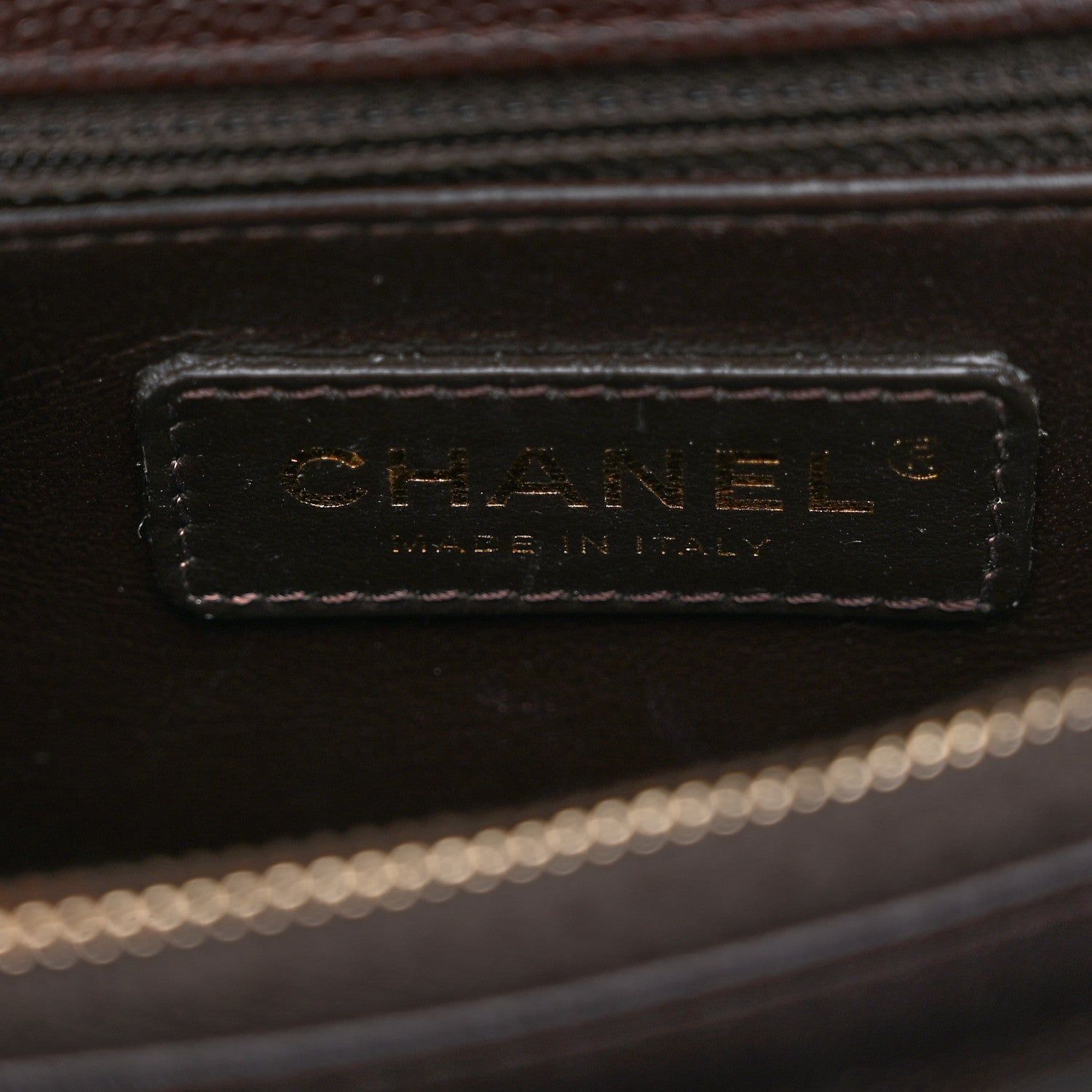 Chanel Caviar Quilted Small Coco Handle Flap Dark Brown 6 of 11