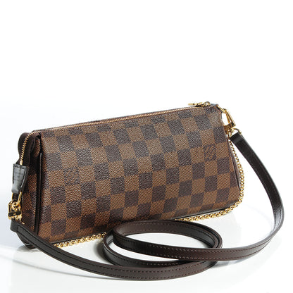 Louis Vuitton Damier Ebene Eva Clutch 3 of 8