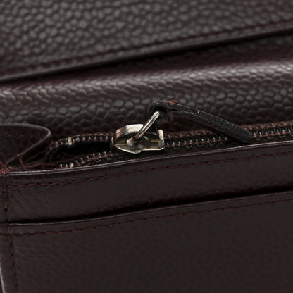 Chanel Caviar Timeless CC Yen Wallet Burgundy 18 of 18