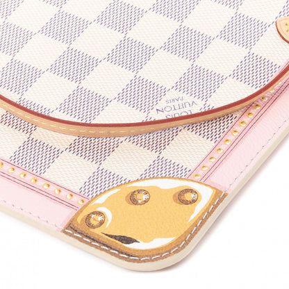 Louis Vuitton Damier Azur Summer Trunks MM GM Pochette 5 of 8