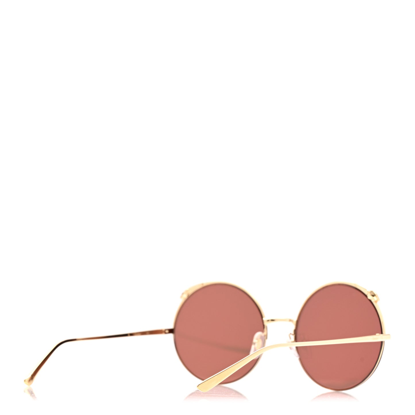 Panthere De Cartier Round Sunglasses CT0149S Gold Pink
