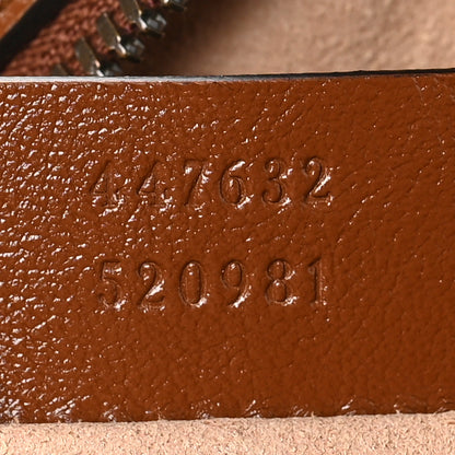 Gucci Glazed Calfskin Matelasse Diagonal Small GG Marmont Chain Shoulder Bag Cuir 7 of 7