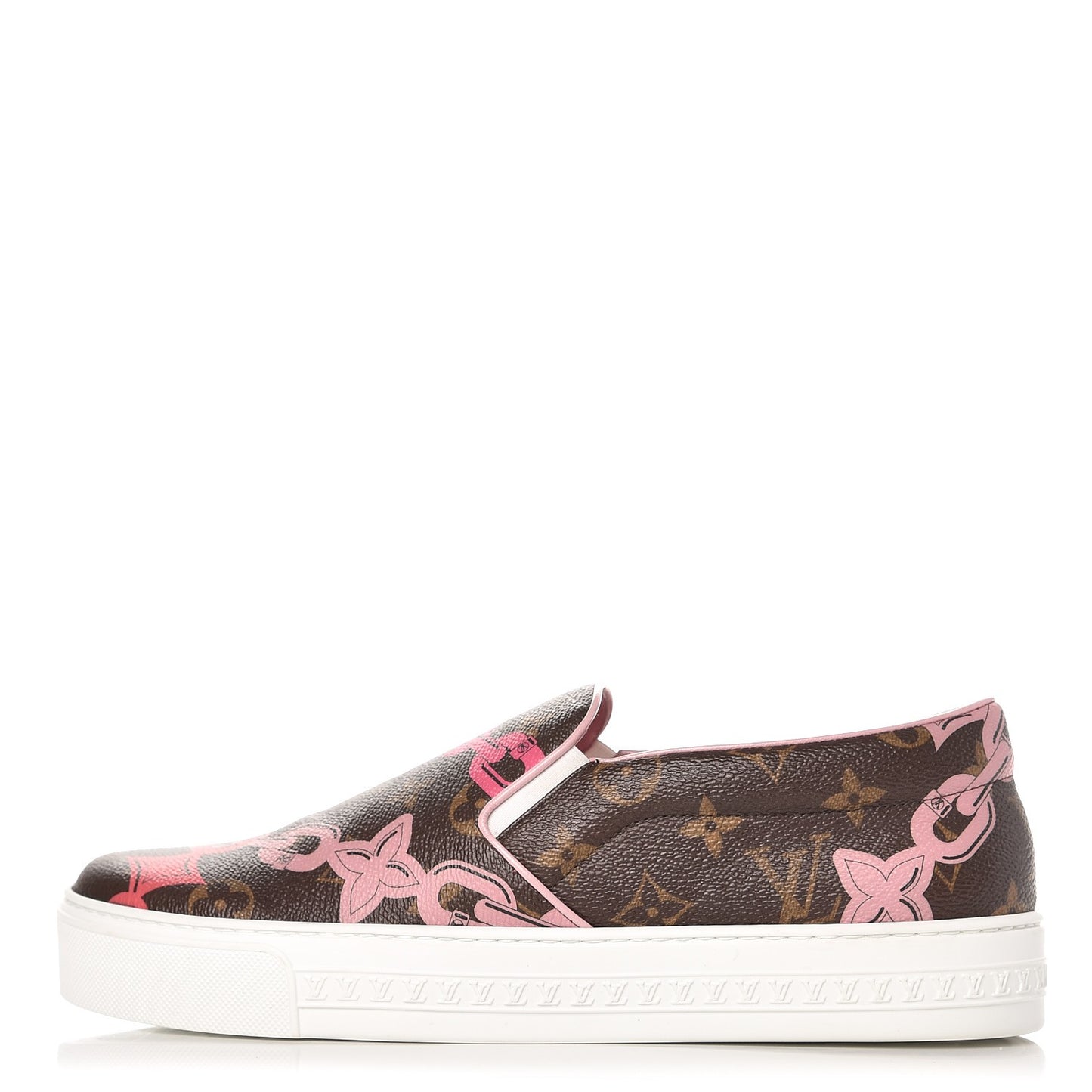 Monogram Bay Slip On Harbor Sneakers 39.5 Rose Ballerine Poppy