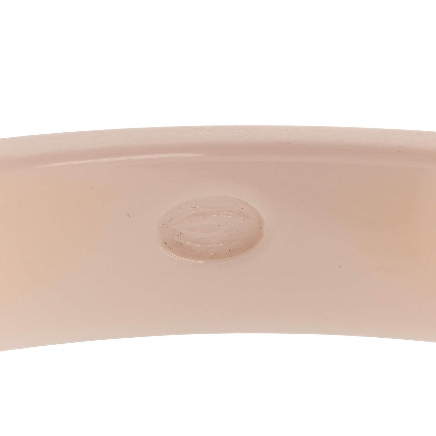 Resin Coco Bangle Bracelet White Black