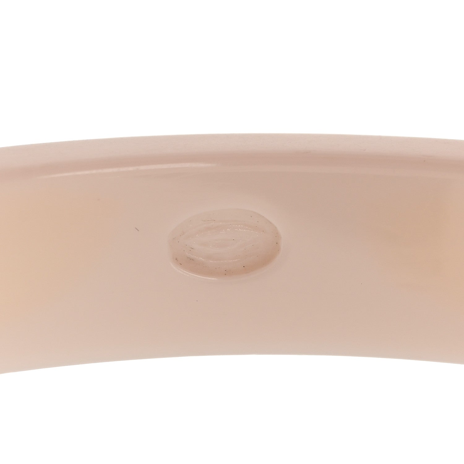 Chanel Resin Coco Bangle Bracelet White Black 4 of 4