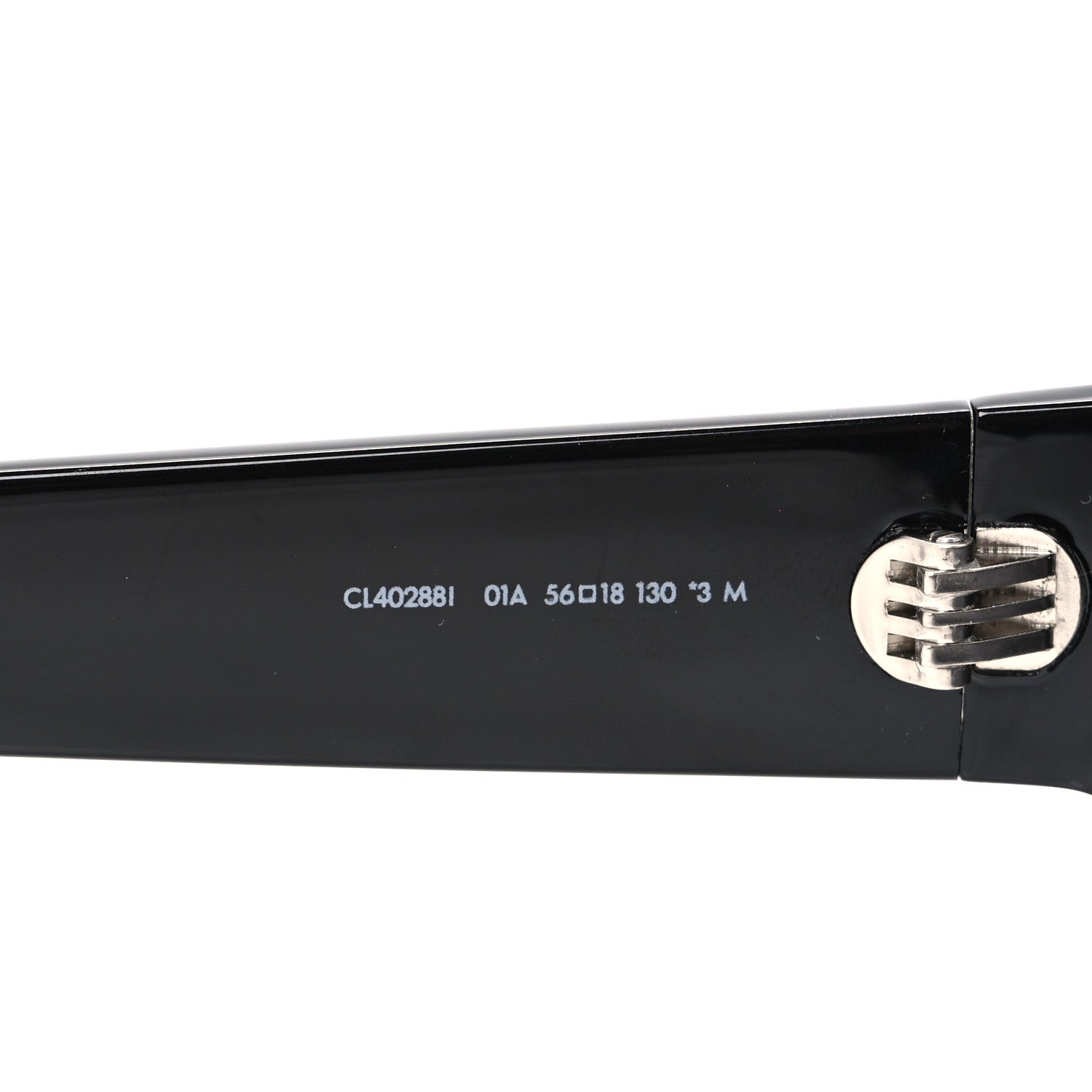 Celine Acetate Monochroms Cat Eye Sunglasses CL40288I Black 6 of 7