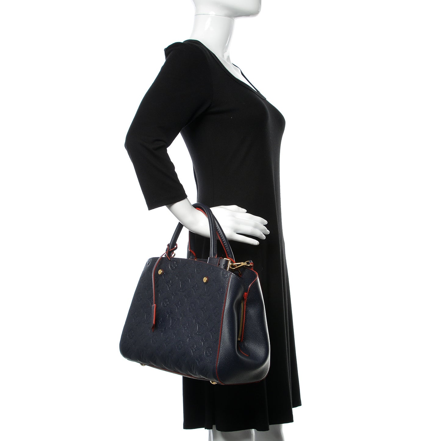 Empreinte Montaigne MM Marine Rouge