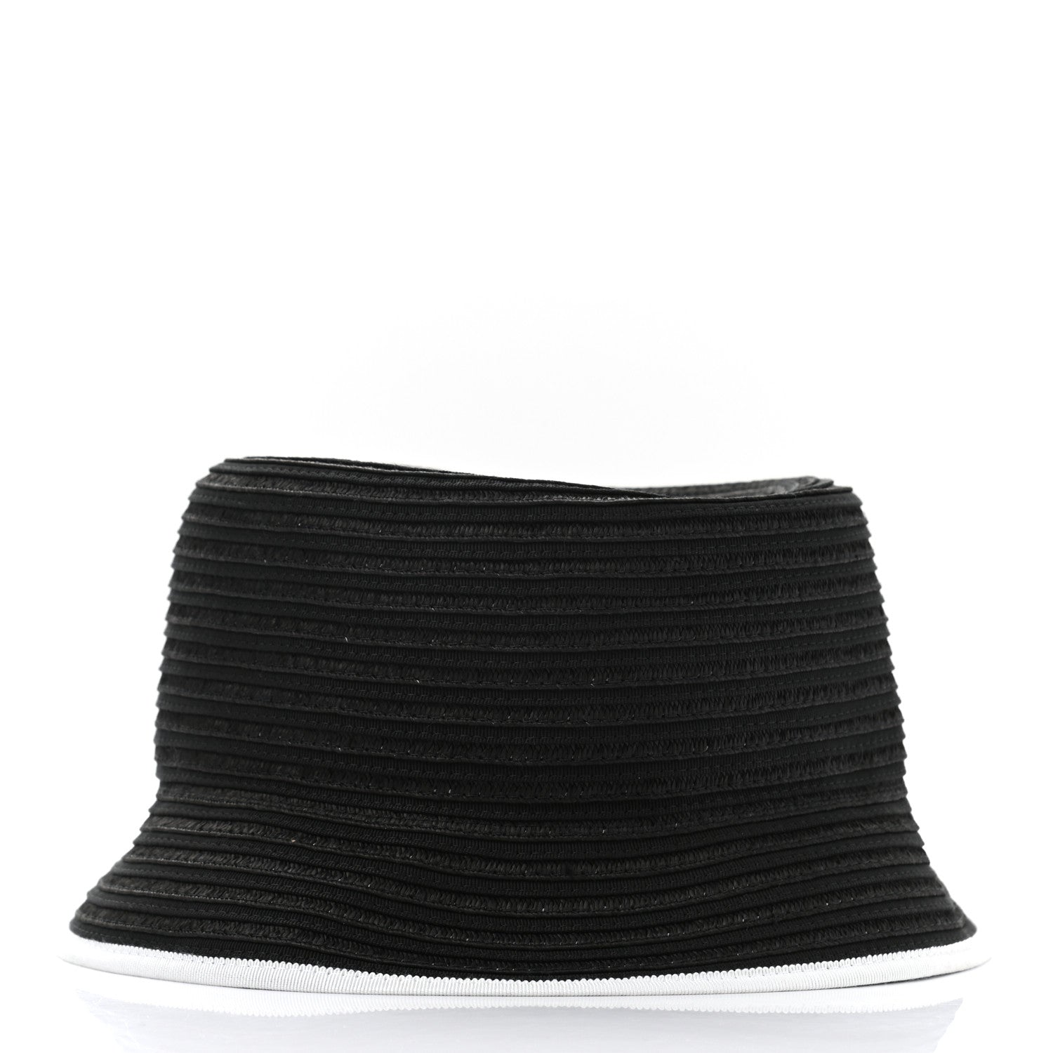 Chanel Cotton Viscose CC Bucket Hat S Black 5 of 10