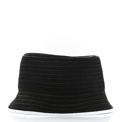 Chanel Cotton Viscose CC Bucket Hat S Black 5 of 10