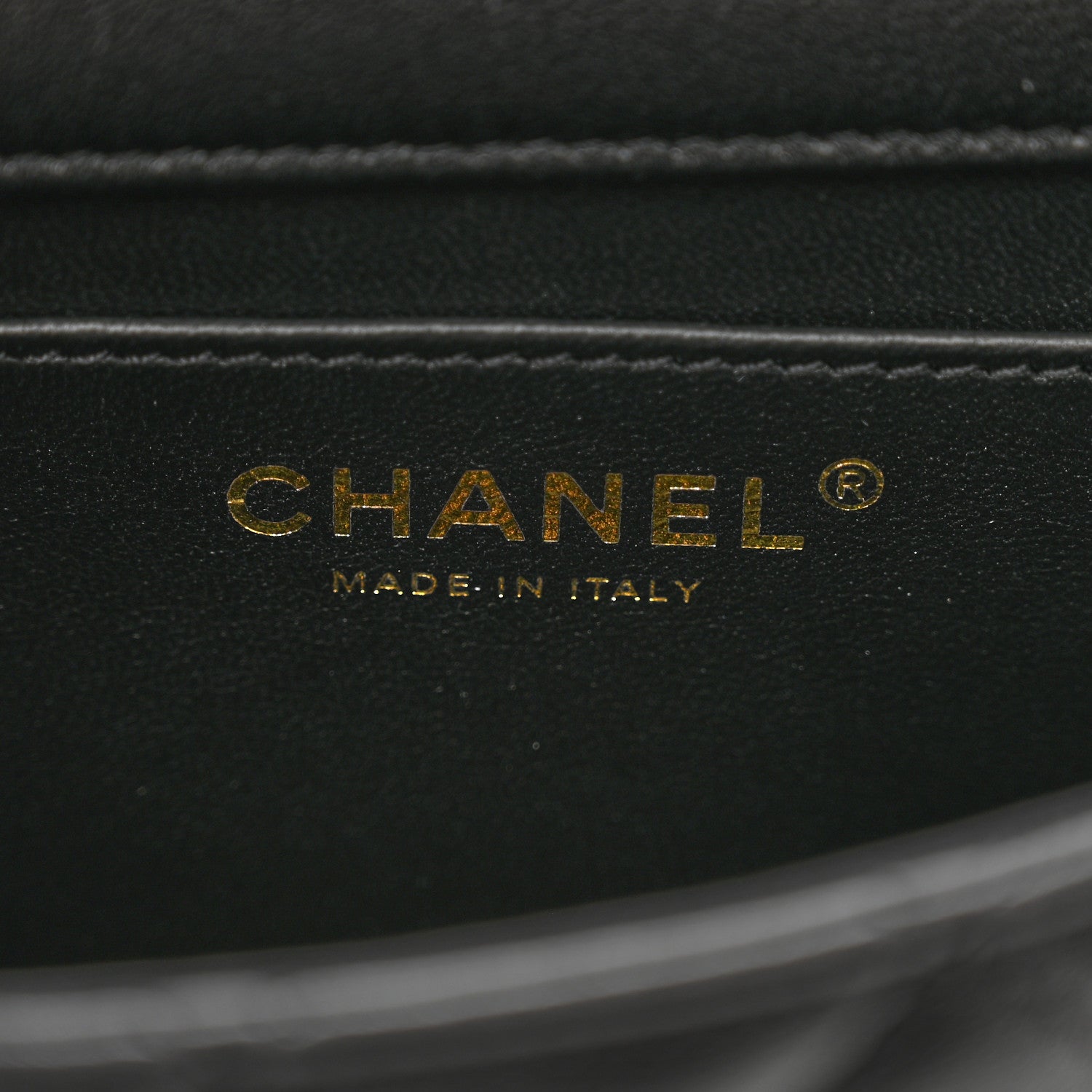 Chanel Shiny Lambskin Quilted Pearl Twist Mini Square Flap Black 6 of 10