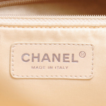 Chanel Lambskin Quilted North South Large Tote Ivory 9 of 10