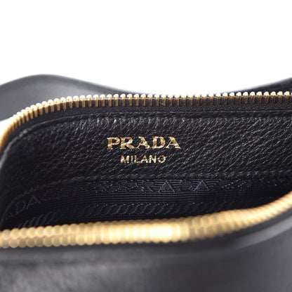 Prada Vitello Daino Small Belt Bag Black 6 of 9