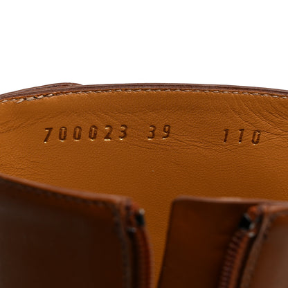 Gucci Monogram Cordovan Lux GG Ankle Boots 39 Beige Cuir 7 of 9
