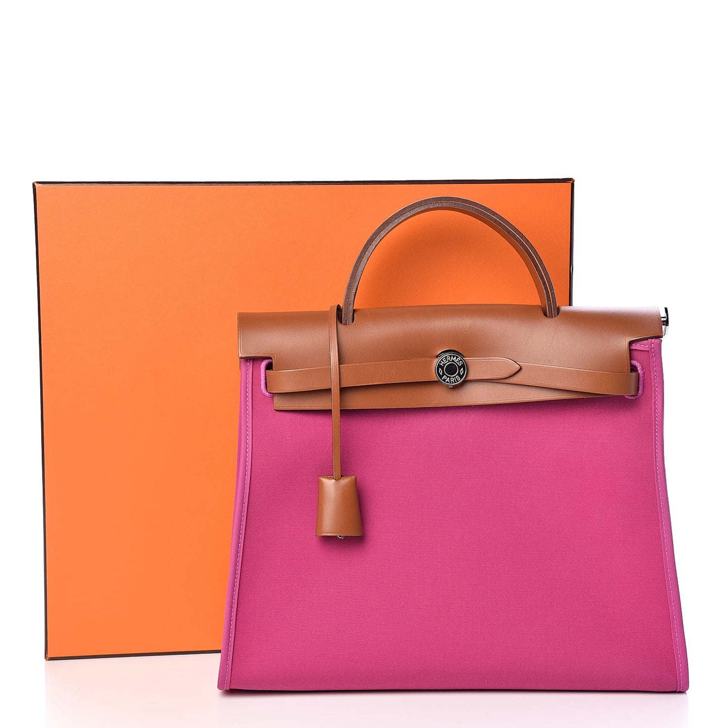 Vache Hunter Toile Herbag Zip 31 PM Magnolia Fauve