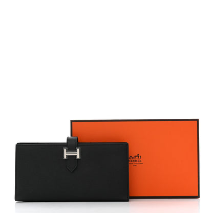 Hermes Epsom Bearn Gusset Wallet Black 8 of 8