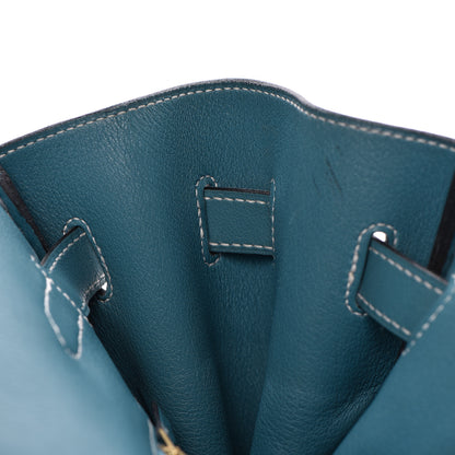 Hermes Swift Birkin 35 Blue Jean 12 of 55
