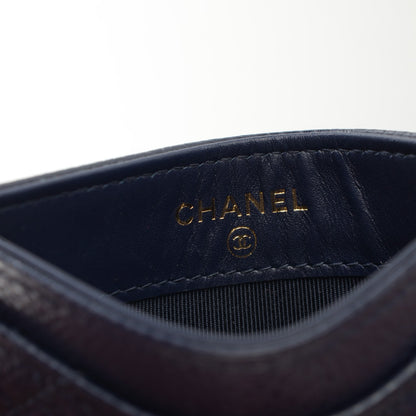 Chanel Caviar Quilted Card Holder Navy Blue 5 of 8
