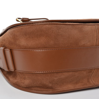 Tom Ford Suede Jennifer Saddle Bag Tobacco 12 of 12