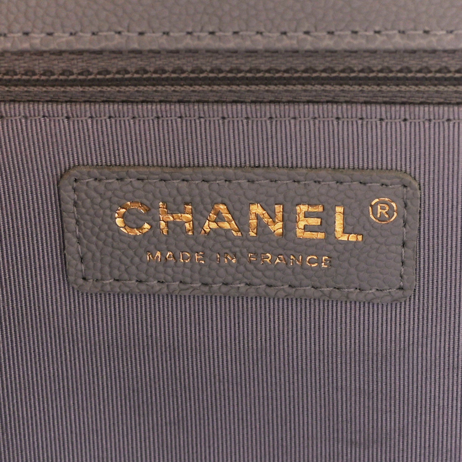 Chanel Caviar Quilted New Medium Boy Flap Grey 6 of 13