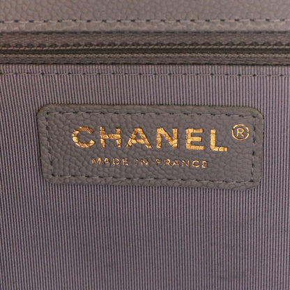 Chanel Caviar Quilted New Medium Boy Flap Grey 6 of 13