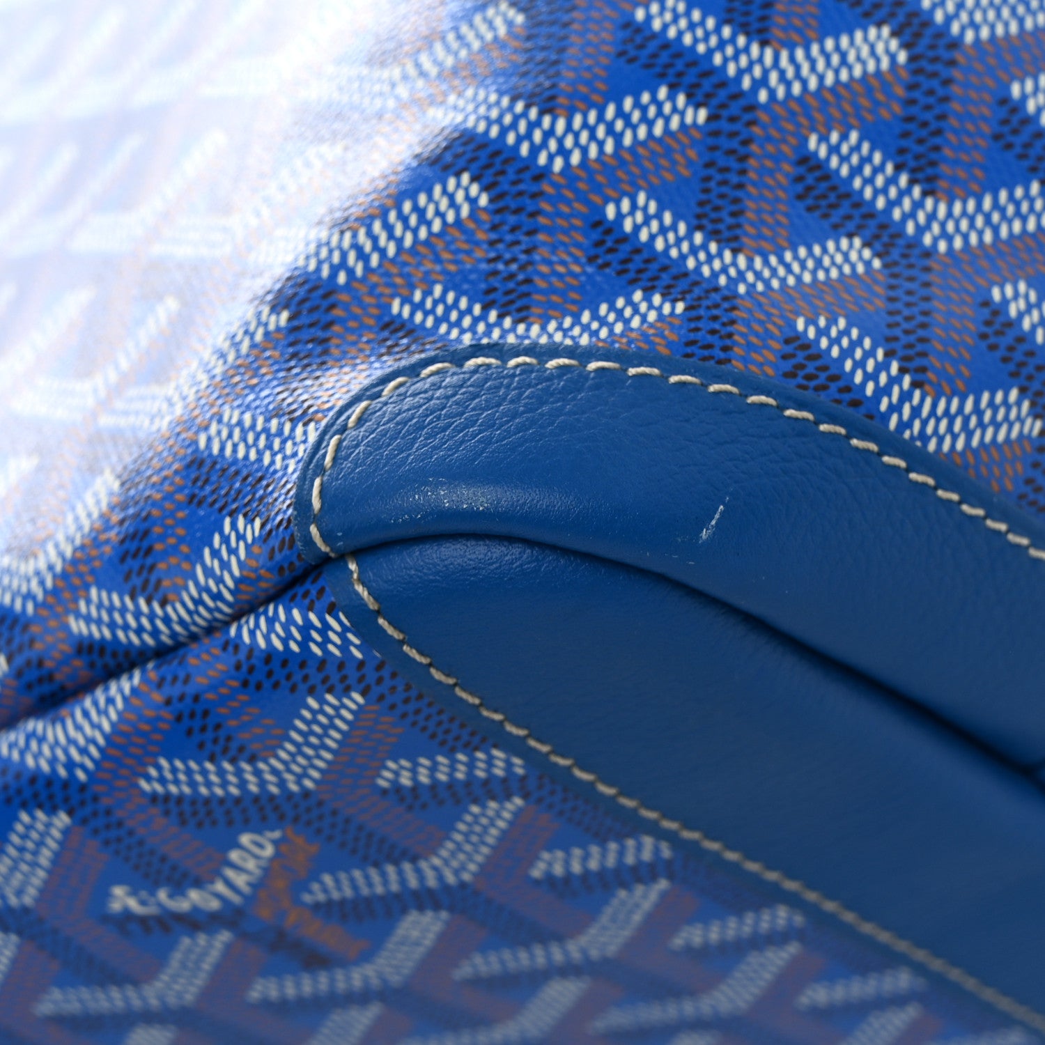 Goyard Goyardine Artois MM Blue 11 of 12