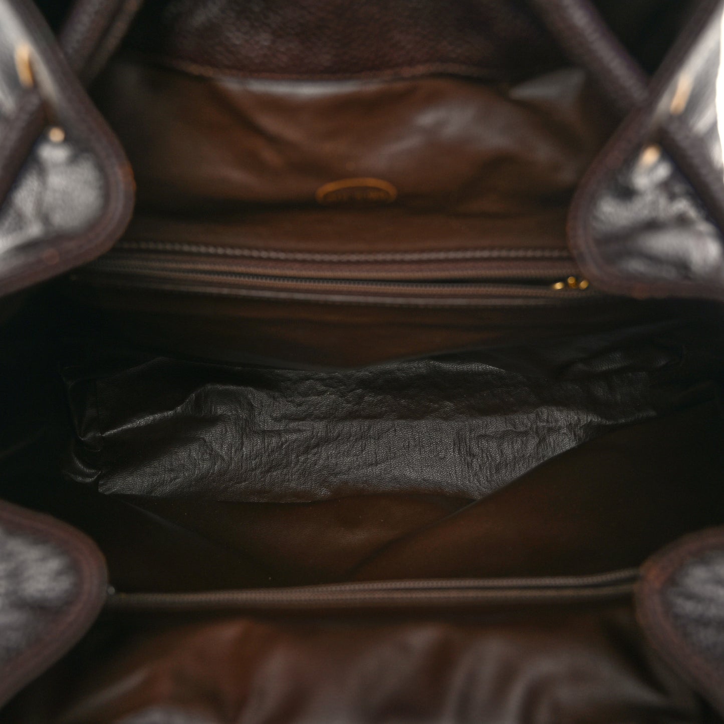 Caviar Quilted CC Backpack Brown