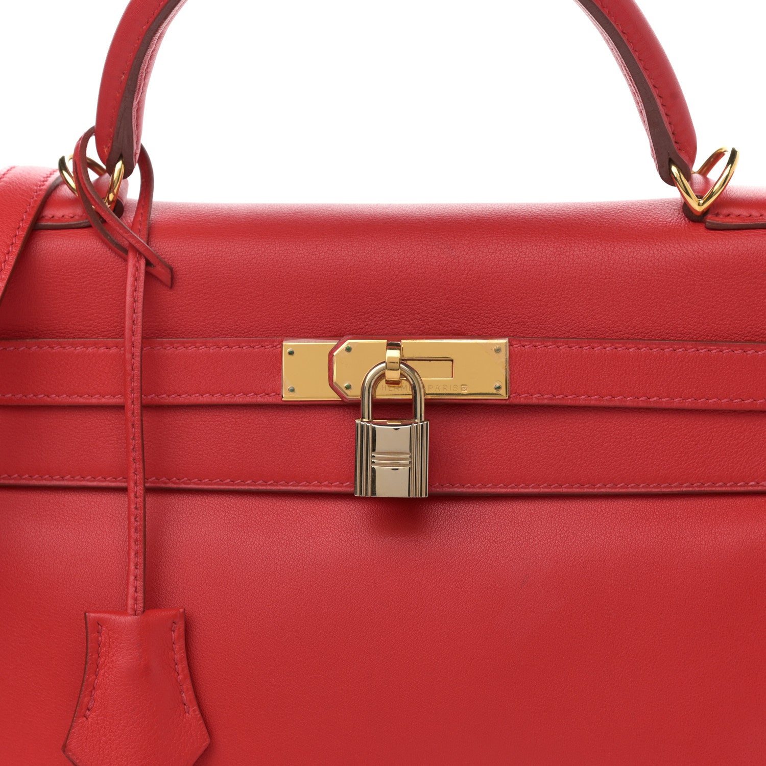 Hermes Gulliver Kelly Retourne 32 Rouge Vif 8 of 15