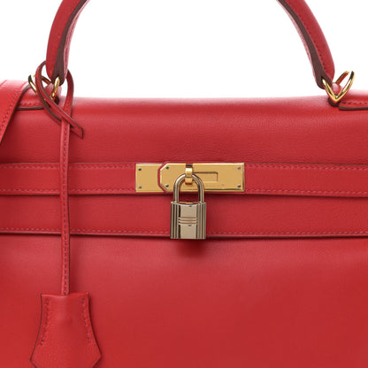Hermes Gulliver Kelly Retourne 32 Rouge Vif 8 of 15