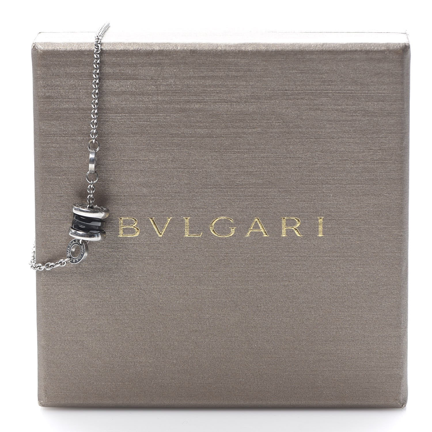 Bulgari Sterling Silver Black Ceramic Save the Children Bracelet SM 7 of 7