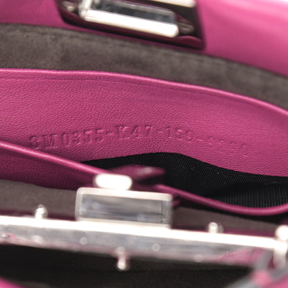 Fendi Nappa Micro Peekaboo Iconic Satchel Magenta 8 of 12