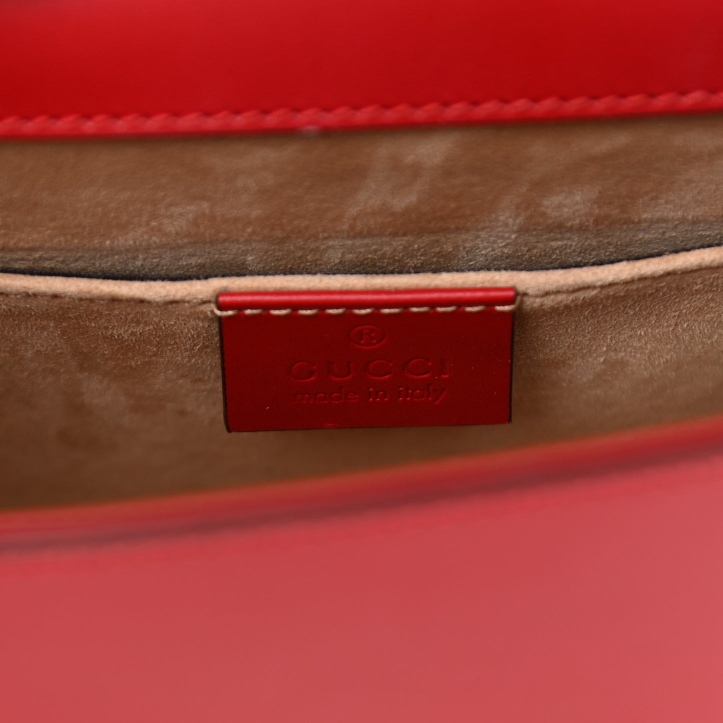 Calfskin Mini Sylvie Chain Shoulder Bag Hibiscus Red