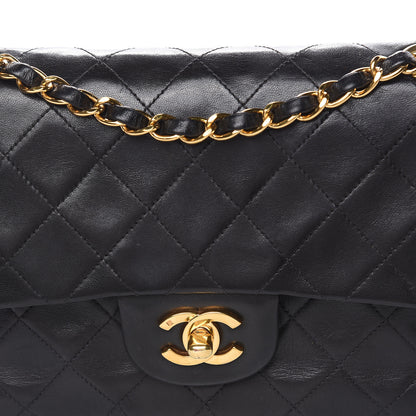 Chanel Lambskin Quilted Small Double Flap Black 9 of 22