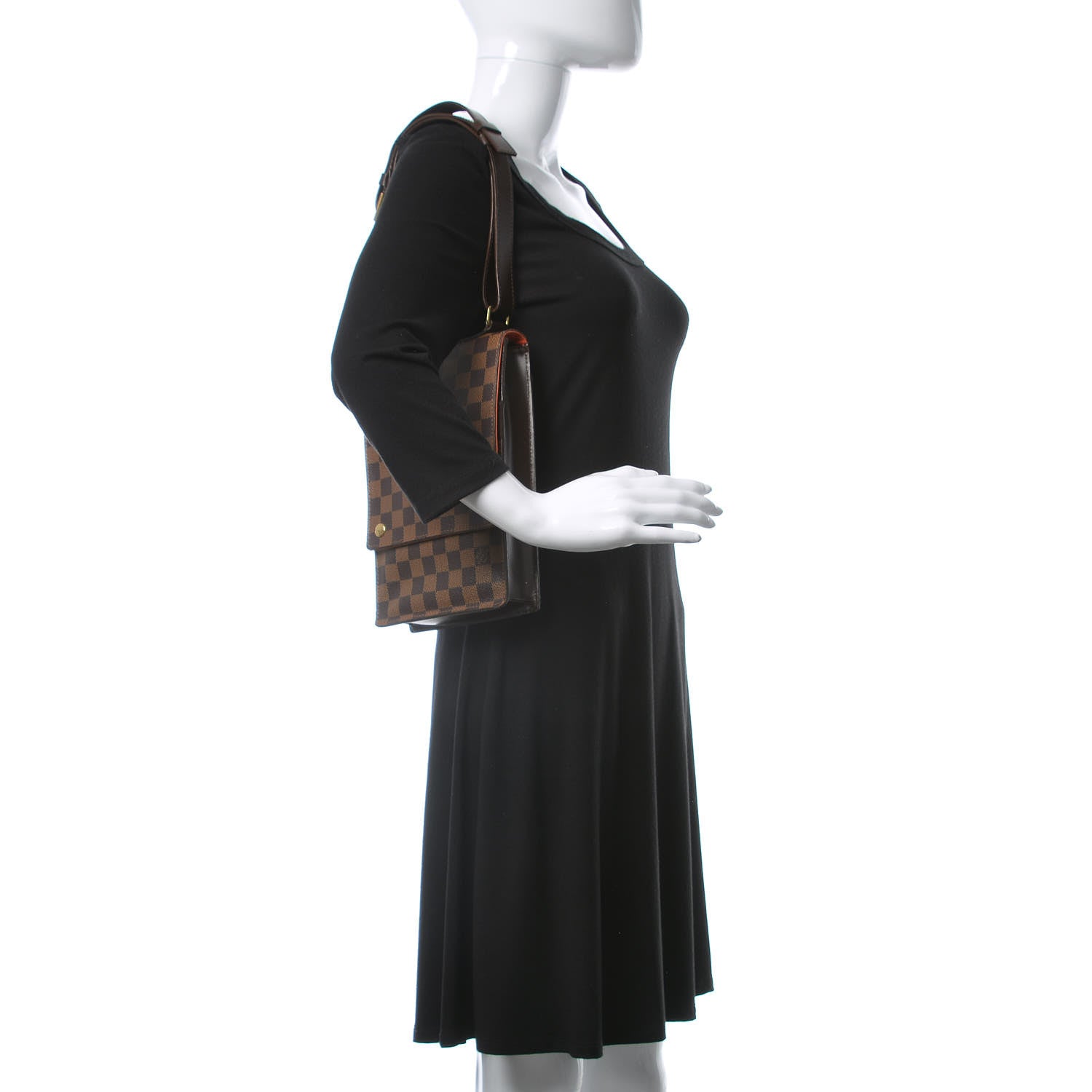 Louis Vuitton Damier Ebene Portobello Travel Shoulder Bag 2 of 15