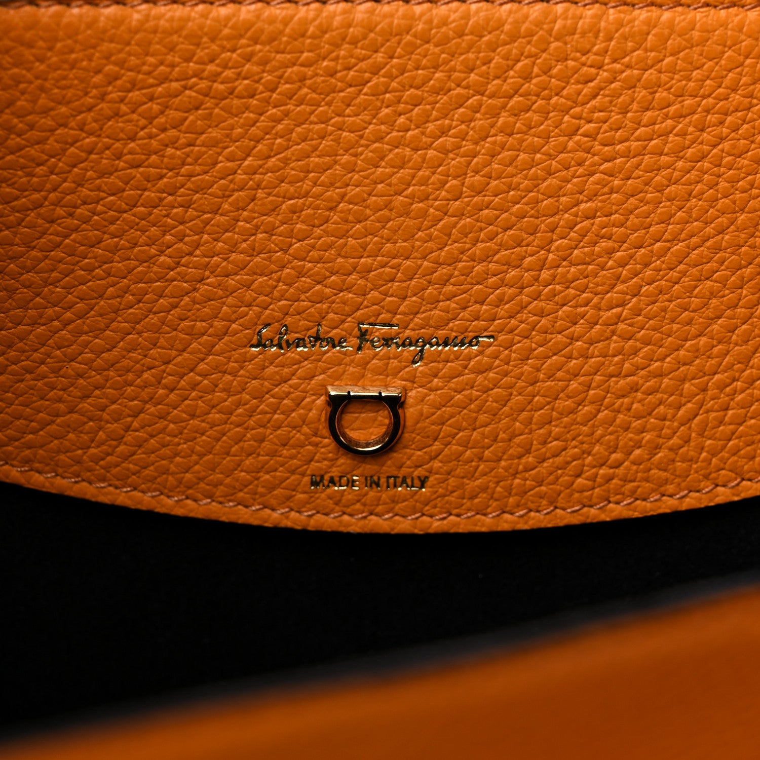 Salvatore Ferragamo Calfskin Travel Tote Olivello 7 of 12