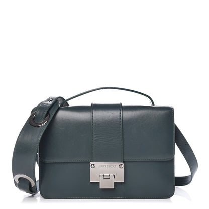 Jimmy Choo Smooth Calfskin Rebel Crossbody Bag Evergreen 1 of 9