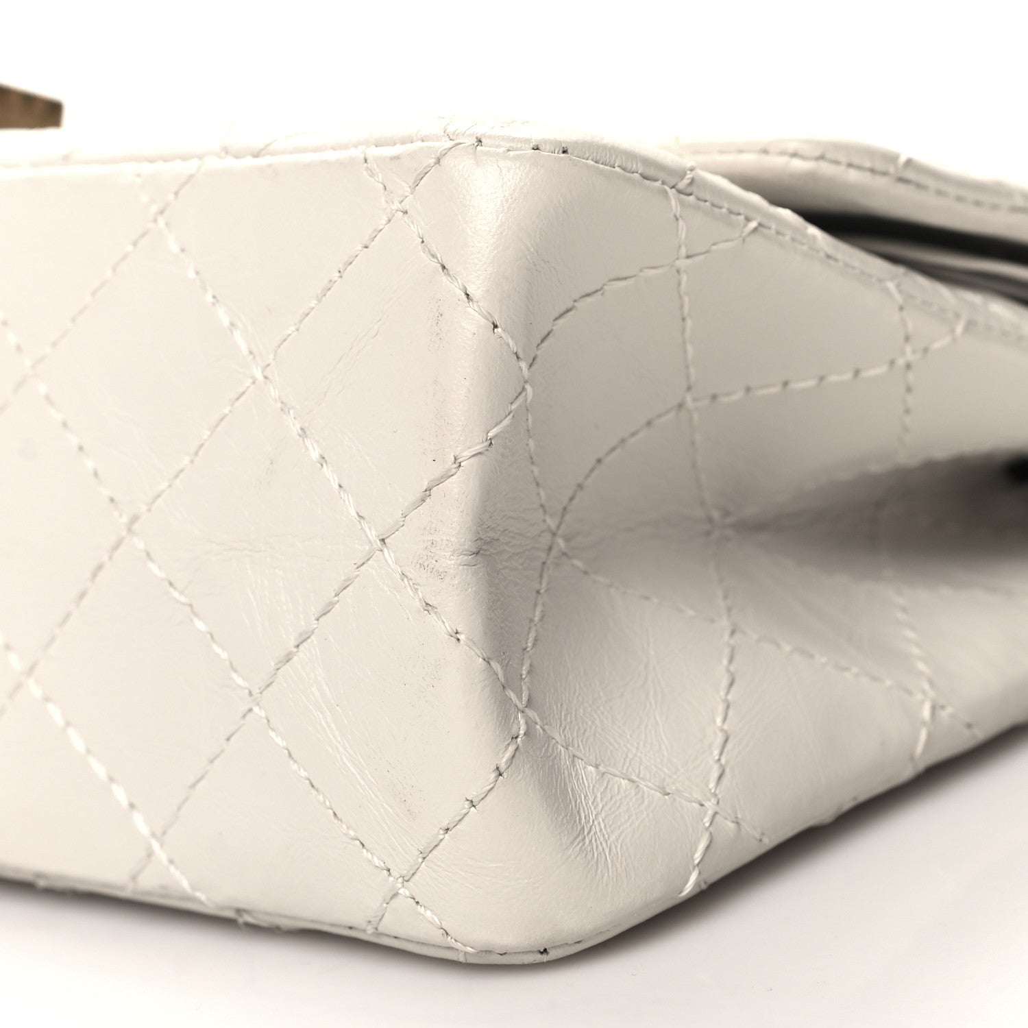 Chanel Aged Calfskin Quilted 2.55 Reissue 225 Flap White 10 of 10