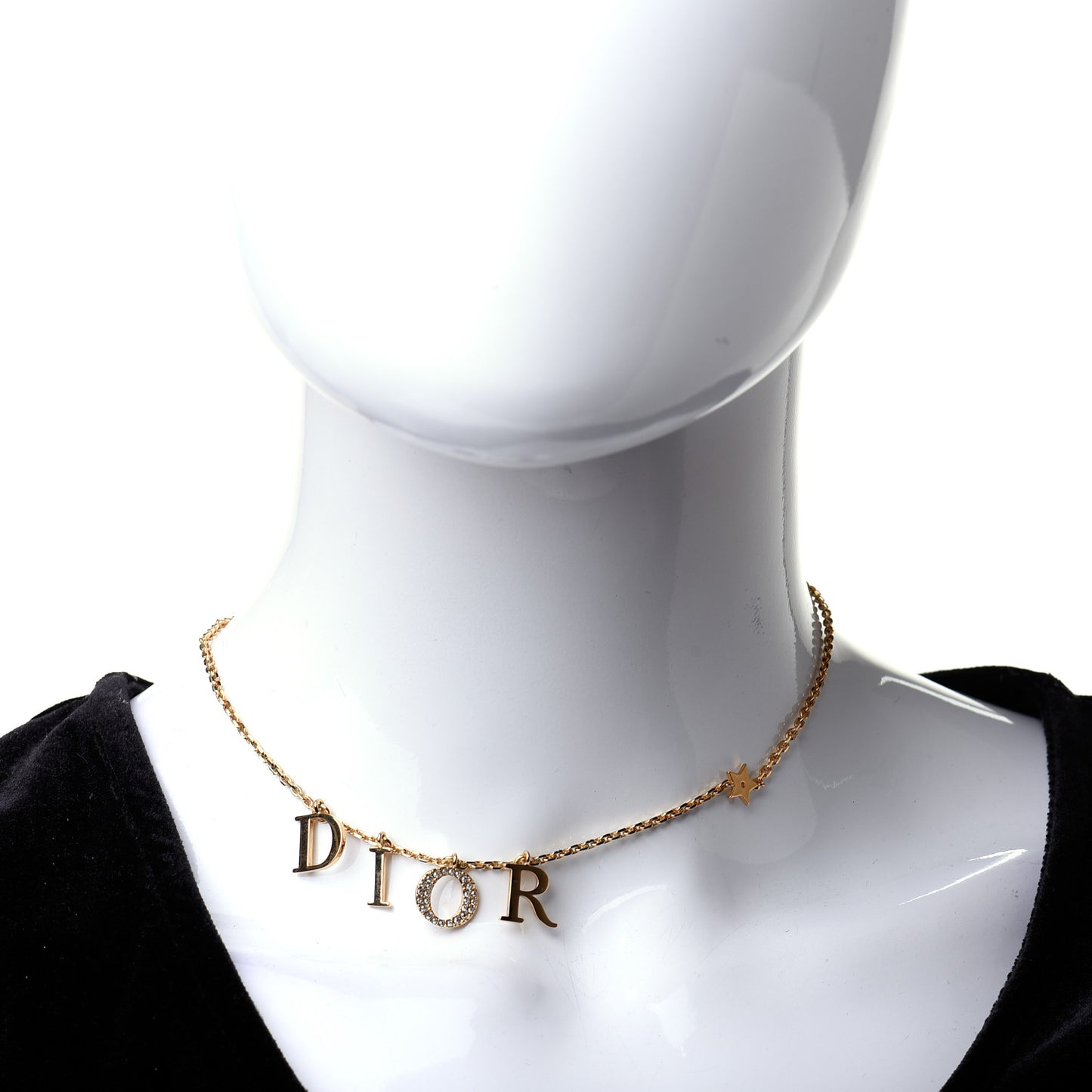 Crystal Dio(r)evolution Necklace Gold