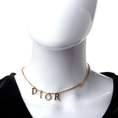 Christian Dior Crystal Dio(r)evolution Necklace Gold 2 of 5